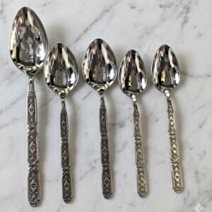 Oneida Raphael Flatware Set 6 Piece Mixed Spoons Stainless Steel